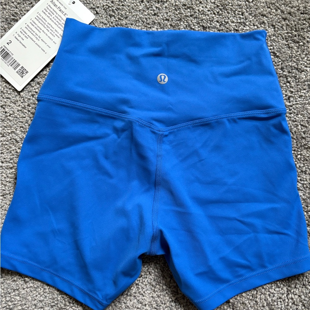 lululemon athletica Women's Blue High-Waisted Shorts